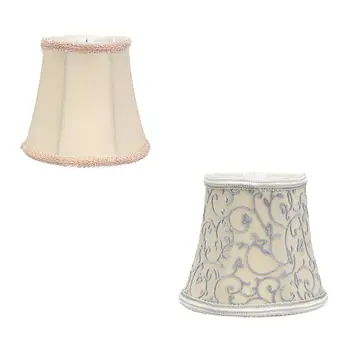 

New Special offer Vintage Cloth European Crystal Candle Chandelier Wall Lamp Shade Lampshade Bar Drop Shipping, Clip on