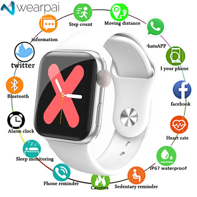 Wearpai водонепроницаемый смарт браслет часы W58 Мониторинг Артериального давления