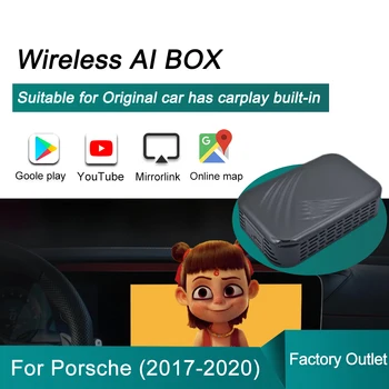 

Carplay Apple TV Box Plug and Play Mirrolink Car multimedia player Entertainment System For Porsche 2017-2020 Android Car Box