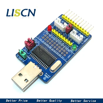 

ALL IN 1 CH341A USB to SPI I2C IIC UART TTL ISP Serial Adapter Module EPP/MEM Converter For Serial Brush Debugging RS232 RS485