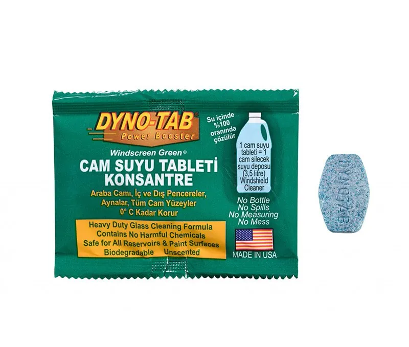 Dyno Tab очиститель лобового стекла и стекла-15 таблеток(концентрированный