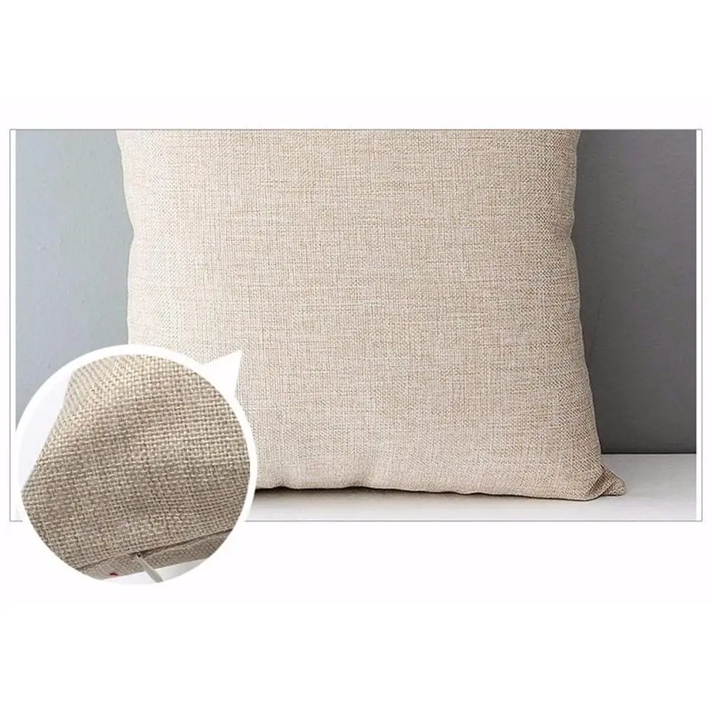 Household Pillow Snowflake Elk Christmas Tree Print Cushion for Office Car Washable
