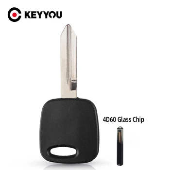 KEYYOU per Ford ESCAPE KUGA MAVERICK Mondeo Focus Fiesta portachiavi per auto lama non tagliata Transponder chiave vuota Shell 4D60 Chip di vetro