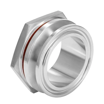 

1.5"TC 304 Stainless Steel Weldless Homebrew Kettle Bulkhead U1G9 Water Inlet Outlet Connector Water Tank Drainage