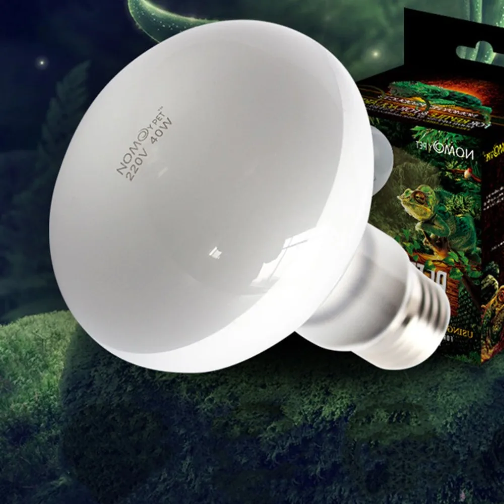 220V УФ-лампа для рептилий лампы черепаха гигантская УФ-лампы Лампа накаливания амфибии Террариум для ящерицы Температура контроллер 25/40 Вт