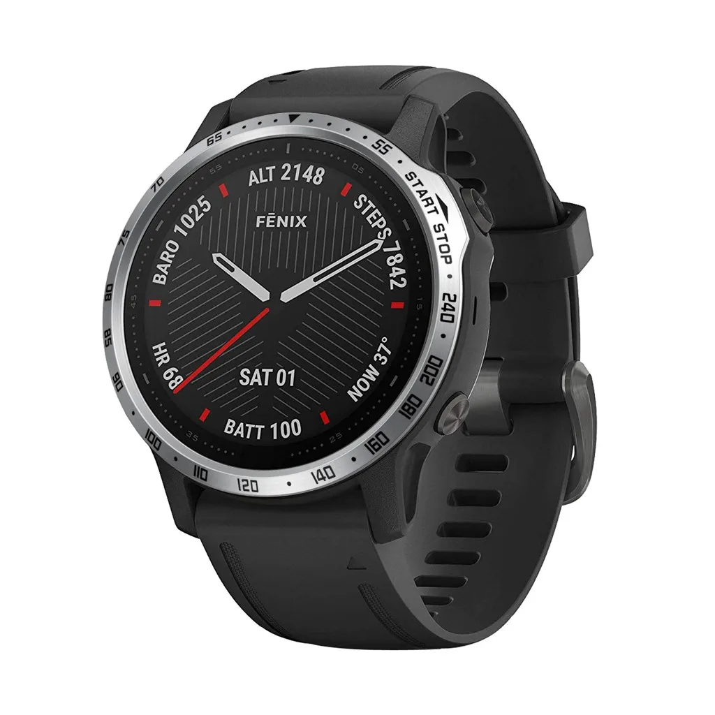 Для Garmin Fenix 6s весы часы кольцо клейкая крышка против царапин нержавеющая сталь