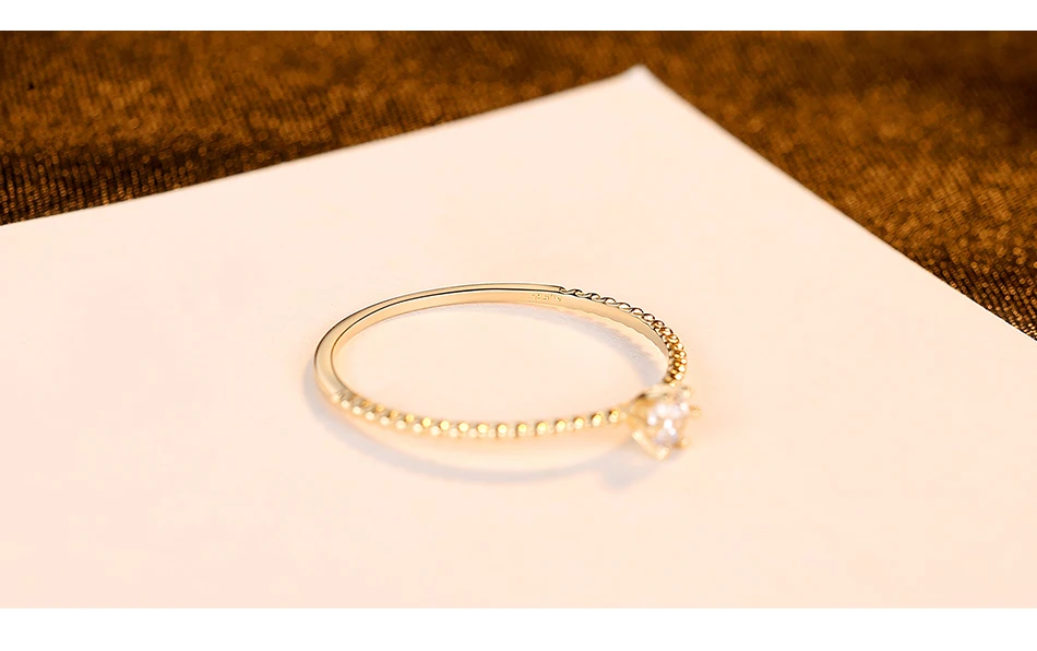 Gem&Time, простые классические ювелирные изделия из чистого золота, 14 к золотые кольца для женщин, Свадебные обручальные ювелирные изделия, Anel De Ouro Pur Au585, подарки R14139