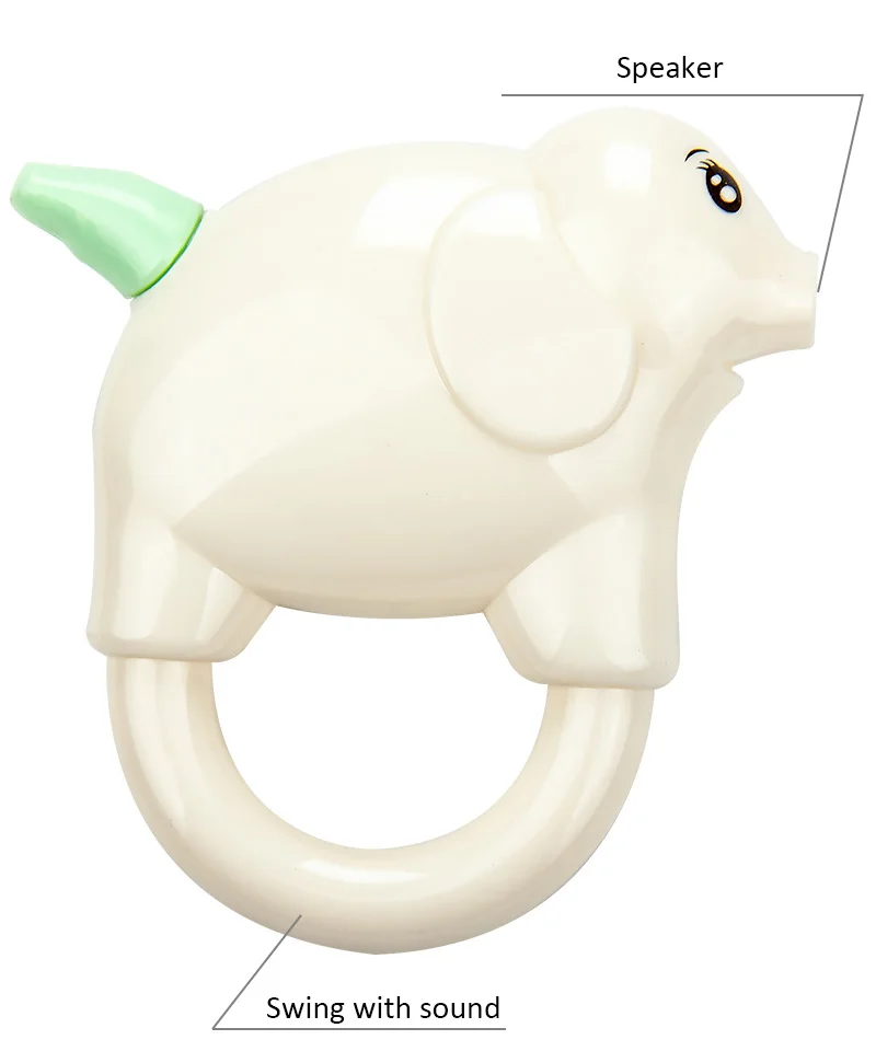 10 шт., звенящая игрушка для новорожденной бутылочки с молоком, рукоять, колокольчик с вибрацией, Милый Колокольчик для рукопожатия, детские погремушки, игрушки для прорезывания зубов