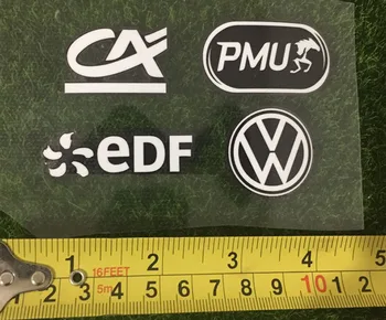 

France Training Sponsor Patch Small Size Under Team Log Sponsor Heat Transfer Soccer Patch Badge