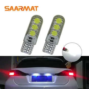 

2PCS W5W T10 Car Interior Lamp White LED Car Side Wedge Light Clearance Bulbs For Renault Koleos Megane Scenic Fluence Laguna Ve