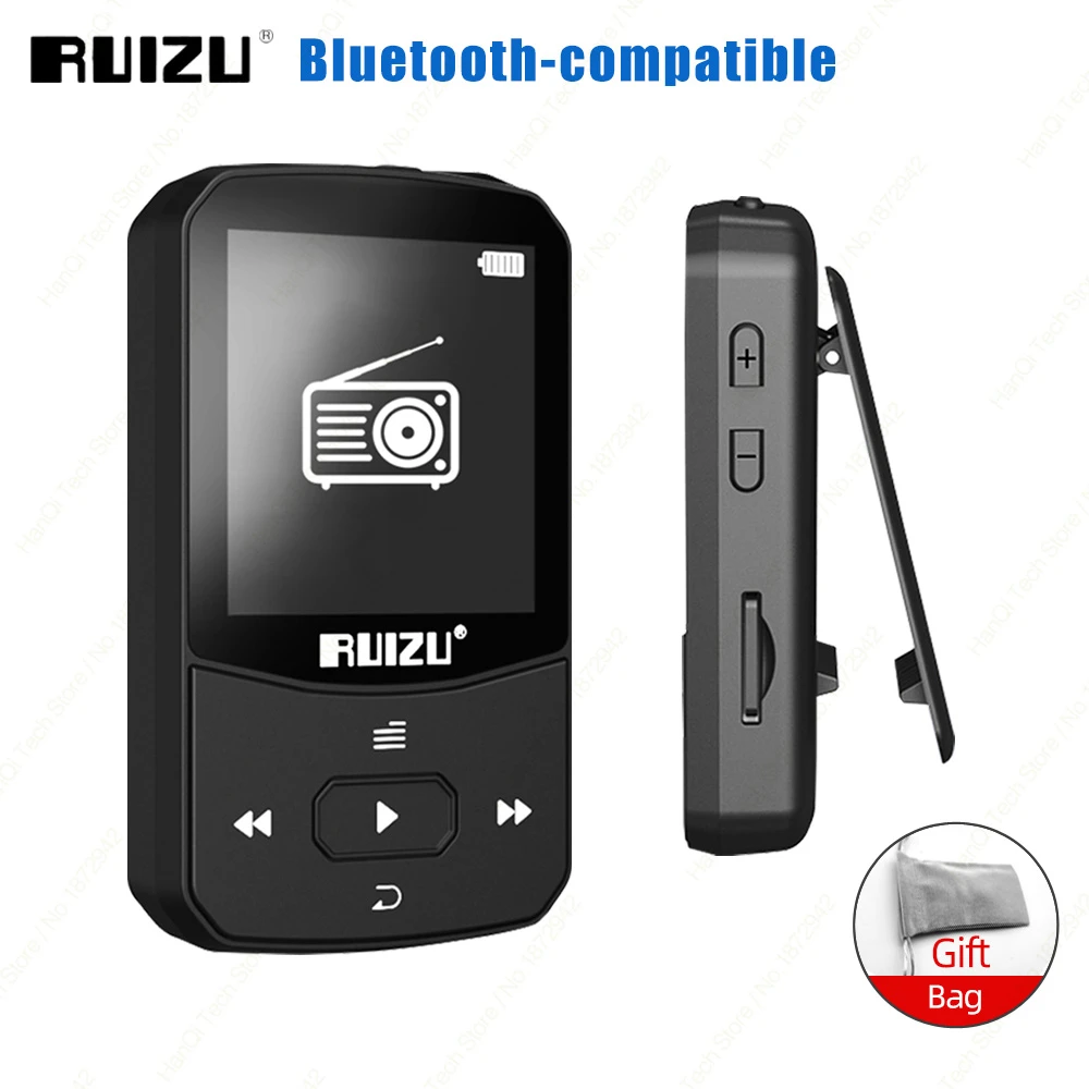 ik klaag vaak Verleiding Ruizu X52 Sport MP3 Muziekspeler Met Bluetooth Mini Clip Speler Walkman  Ondersteuning Tf kaart Met Fm Radio, opname, Ebook, Stappenteller|MP3  Speler| - AliExpress