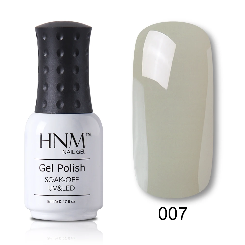 HNM 28 чистый цвет 8 мл гель лак для ногтей Гибридный лак Полупостоянный УФ Led Гель-лак замачиваемый лаковый праймер - Цвет: 007