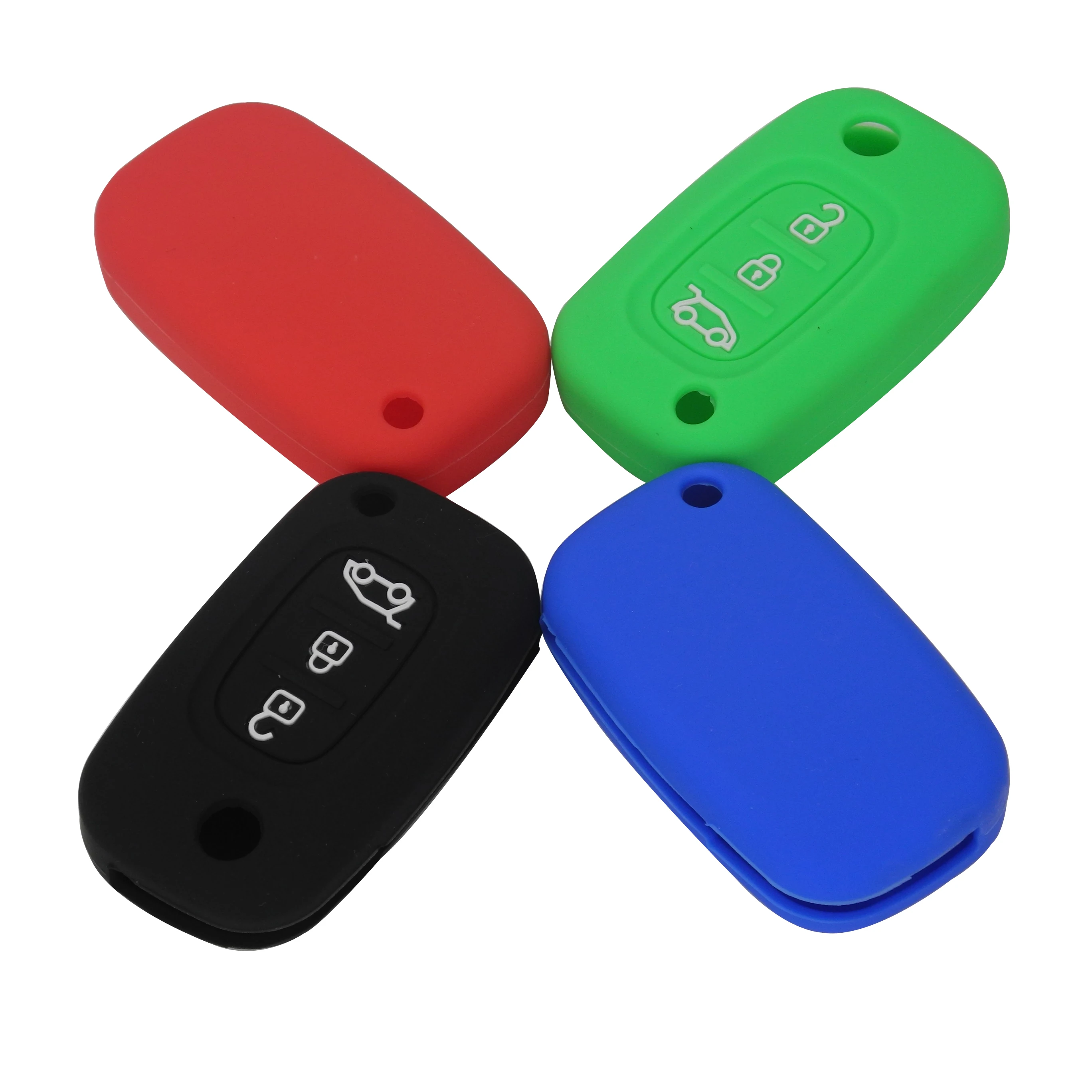 Silicone Car key shell Key case Key case cover For Renault Fluence Clio Megane LADA Vesta Granta XRay Kalina Priora Sedan Sport Mercedes Benz