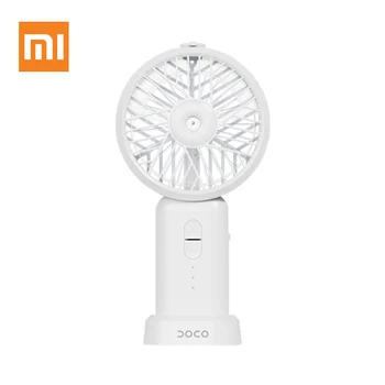 

Xiaomi Mini Replenishment Fan USB Charging Handheld Portable Ultrasound Humidifier Electric Fan Desktop Spray Small Fan