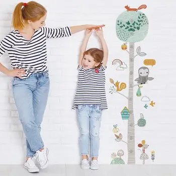 

YOUKER color forest animal tree height stickers wall stickers children's room kindergarten creative decorative wall stickers