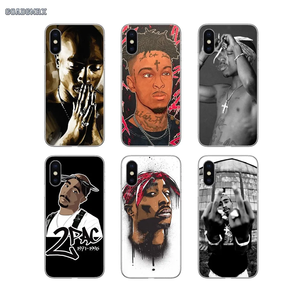 Для huawei P Smart 2019 G7 G8 P7 P8 P10 Plus P20 P30 Pro P9 Lite Mini 2017 Чехол для мобильного телефона Rap Singer 2Pac