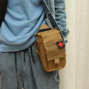 

Outdoor Bag Sports Tactical Pouch Mountaineering Rock Climbing Lifesaving Bag Tactical Medical Wild Survival Emergency Kit