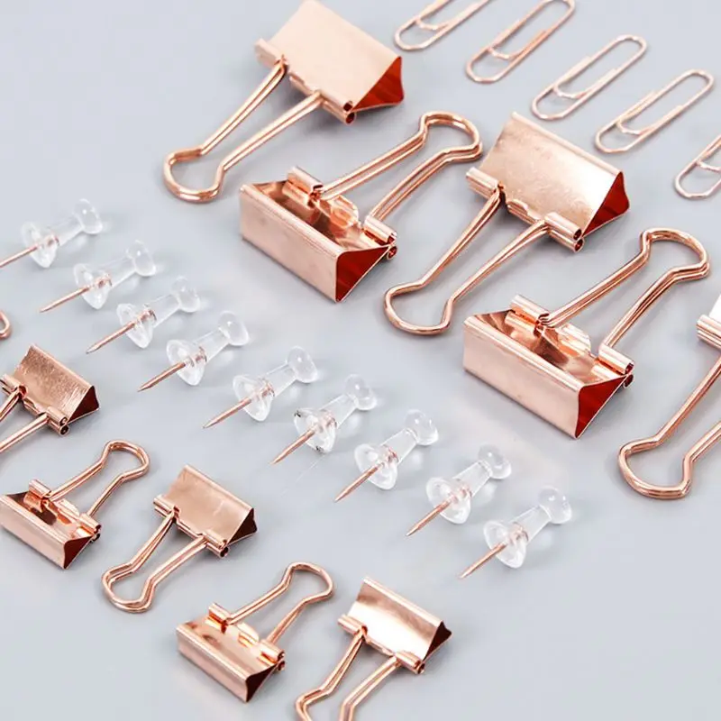 72 шт. металлический зажим для бумаги многоцелевой Thumbtacks офисный документ длинный хвост зажимы