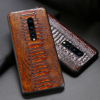 

Genuine Leather Case For Oneplus 8 Pro 7 7 Pro 6 7T Phone Cover for OnePlus 6T 7T Pro Cowhide Full Protective Case
