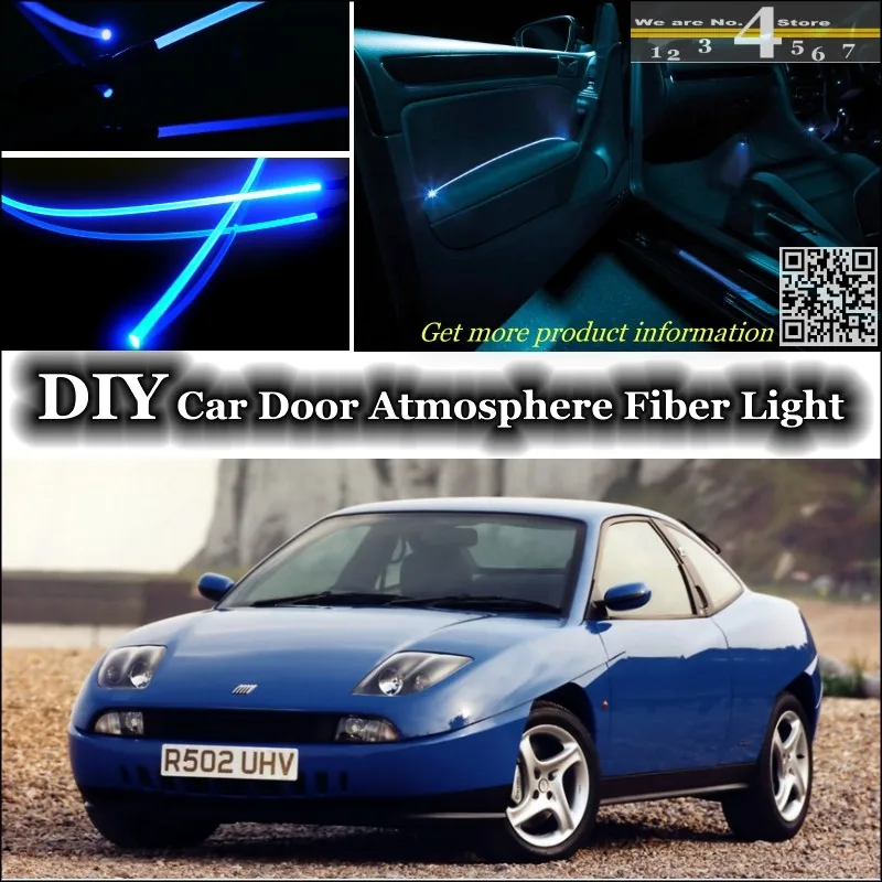 Для Fiat Coupe внутренний окружающий свет тюнинг атмосферное волоконно оптическое