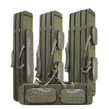 2/3/4 Слои 120 см Рыболовная Сумка Большой Ёмкость рыбы полюс Инструменты сумка для хранения снасти Шестерни, сумочка на плечо, дорожная сумка для отдыха на открытом воздухе спортивные XA184G