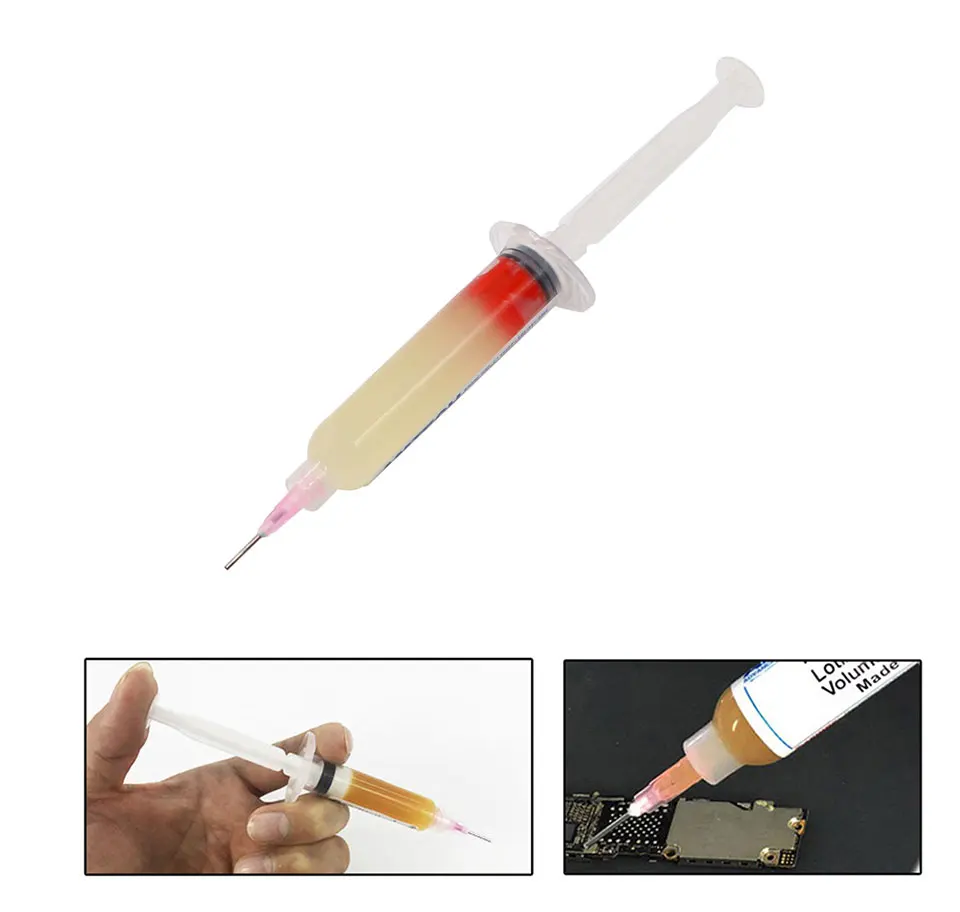 10/5pcs No-Clean SMD PCB Soldering Paste Flux RMA-223 Welding Flux forChips Computer Mobile Phone Soldering BGA SMD PGA PCB repa solder paste syringe