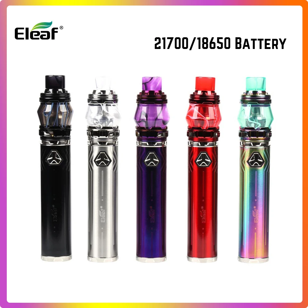 Оригинальный вейп набор Eleaf iJust 21700 ELLO Duro испаритель с баком 5 мл стартовый для