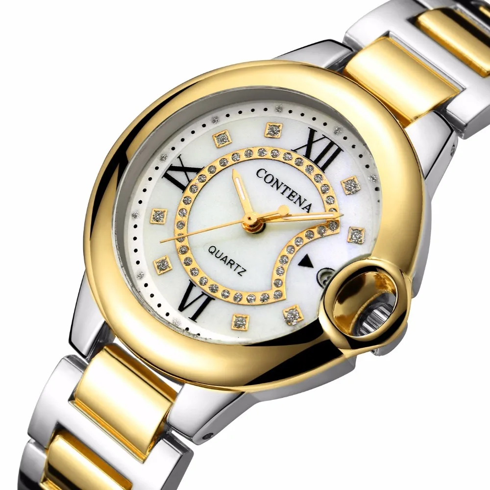 

Silver Gold WristWatch Women Watches Ladies Luxury Brand Famous Female Clock Quartz Watch Golden Montre Femme Relogio Feminino