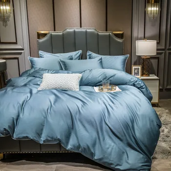 

100% Cotton embroidery Bedding Set Home Textile King Size Bed Set,bedclothes,duvet Cover Flat Sheet Pillowcases 4pcs set GX-19