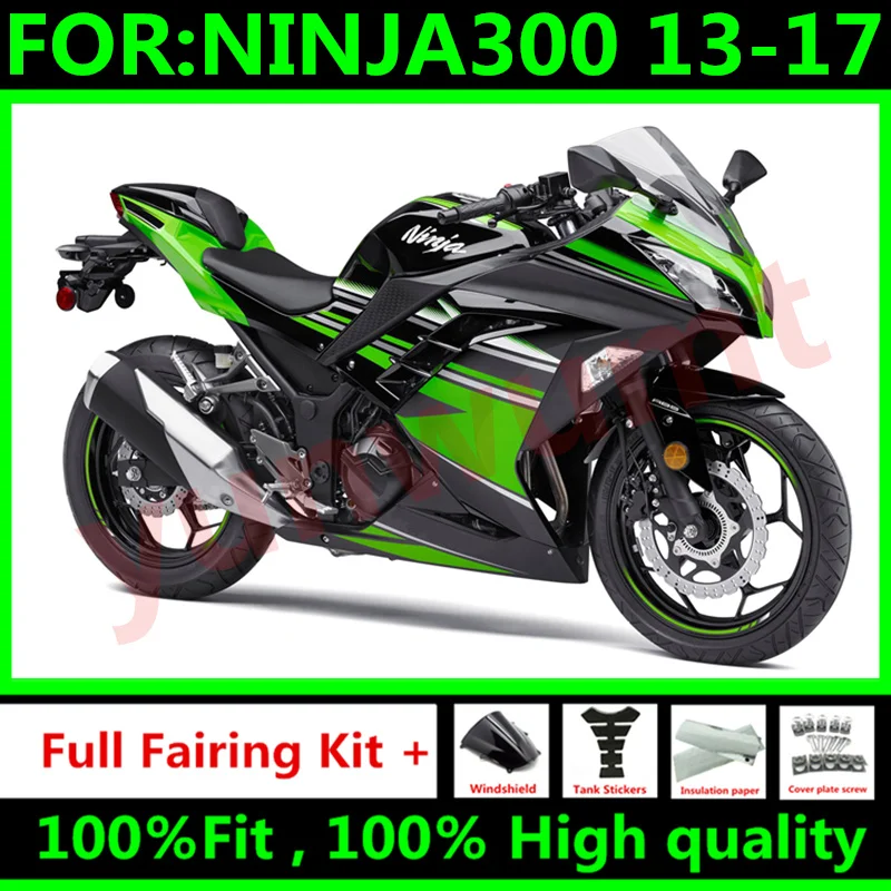 Комплект обтекателей для мотоцикла 100% подходит Kawasaki NINJA300 Ninja EX 300 12 13 14 15 16 17