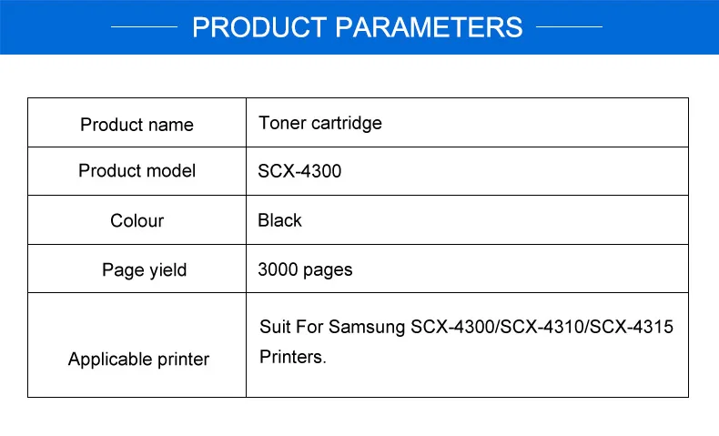 INKARENA ML-4200 ml4200 совместимый черный тонер-картридж для samsung SCX-4200 scx4200 SCX-4300 scx4300 принтера