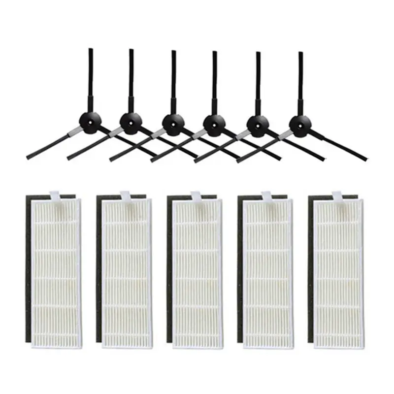 Escova Lateral com Filtro Hepa para Aspirador Acessórios para Robótico Aspirador H2o