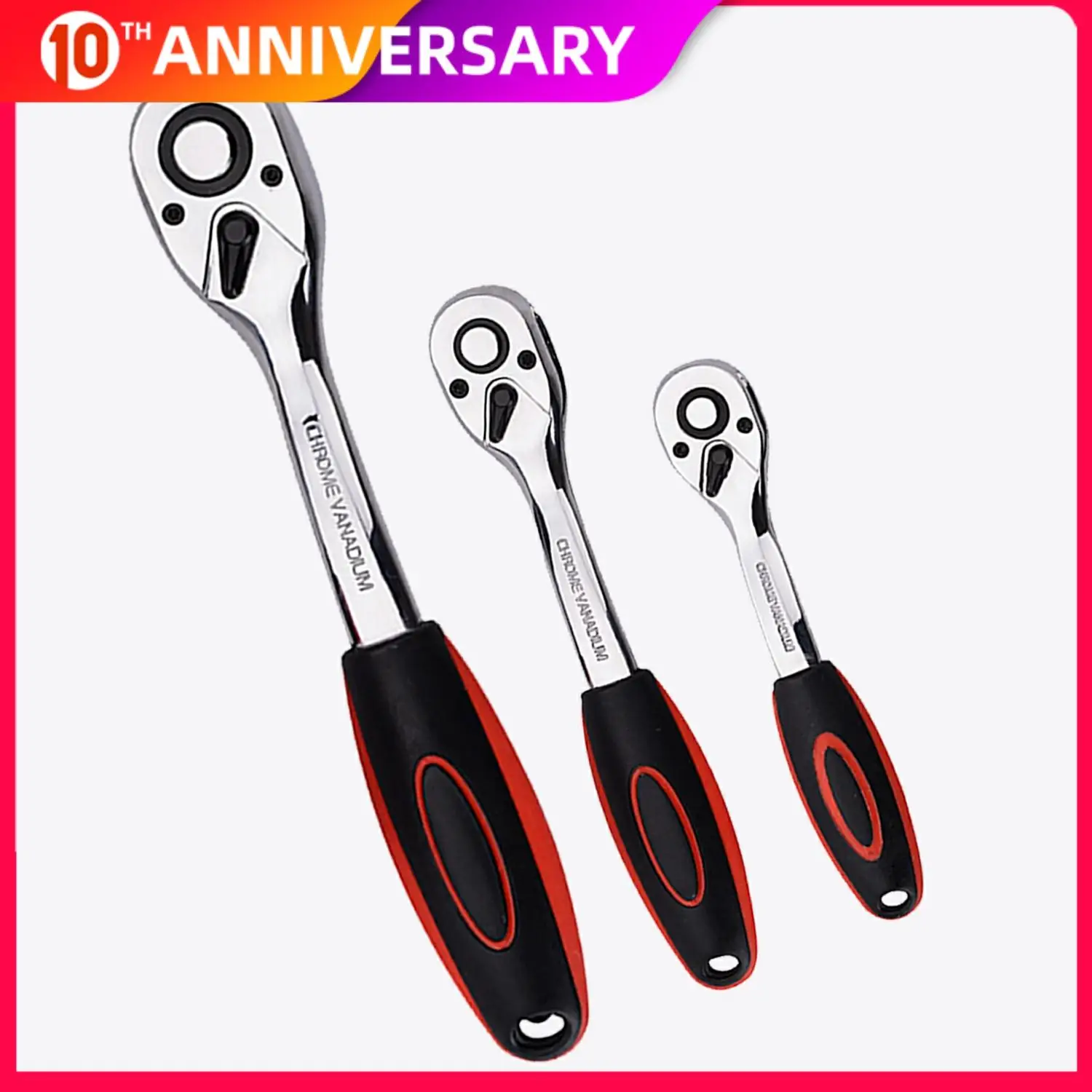 

Ratchet Wrench Retractable Labor Saving 1/2 3/8 1/4 Two-Way Thorn Wheel Hex Socket Wrench Car Repair Tool Tiger wrench