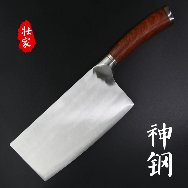 Yeelong " дюймов M390 нож шеф-повара китайский Кливер кухонные ножи из углеродистой стали деревянная ручка