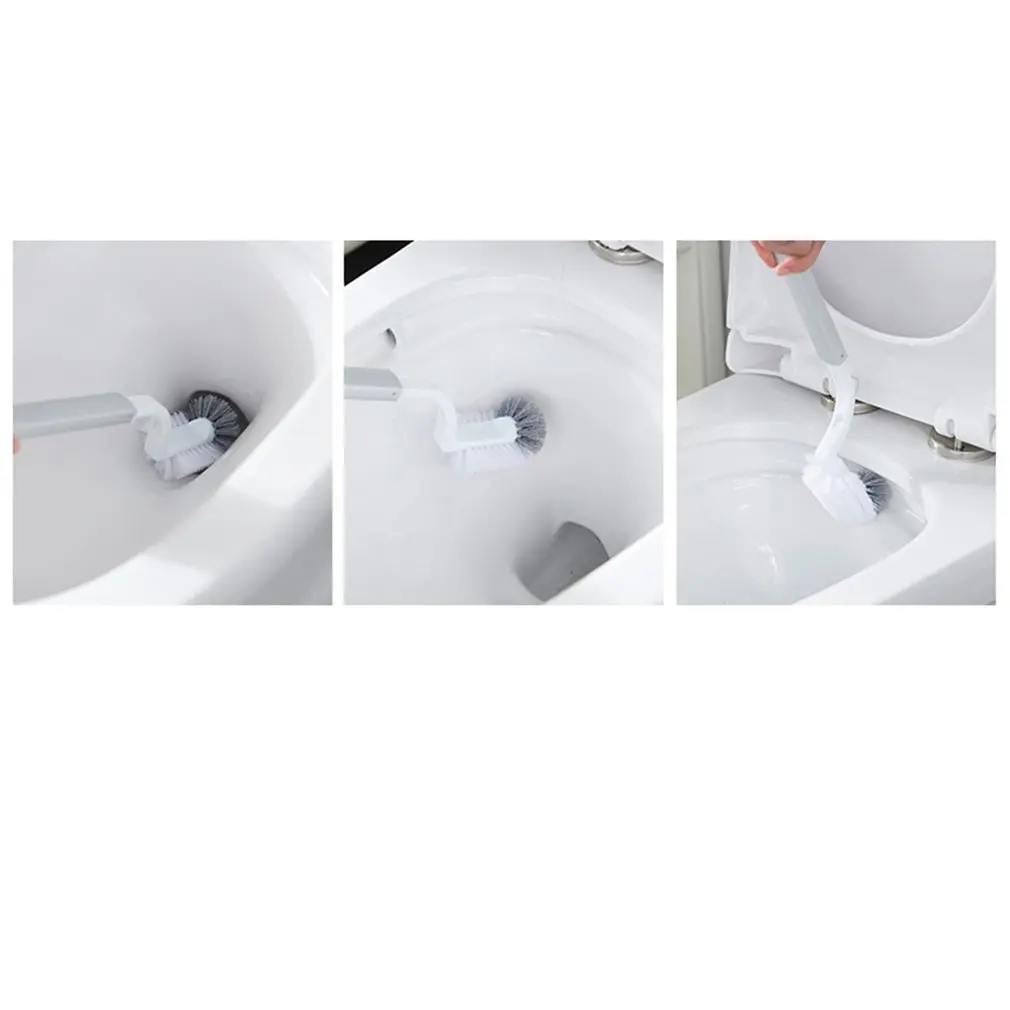 Japanse Stijl Integrated Trash Can Toilet Brush Set Bathroom Quilting Trash Can Cleaning Brush With Cover Edgy