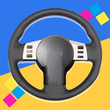 

Auto Braid On The Steering Wheel Cover for Infiniti FX FX35 FX45 2003-2008 Nissan 350Z 2003-2006 2007-2009 Car Cover Car-styling