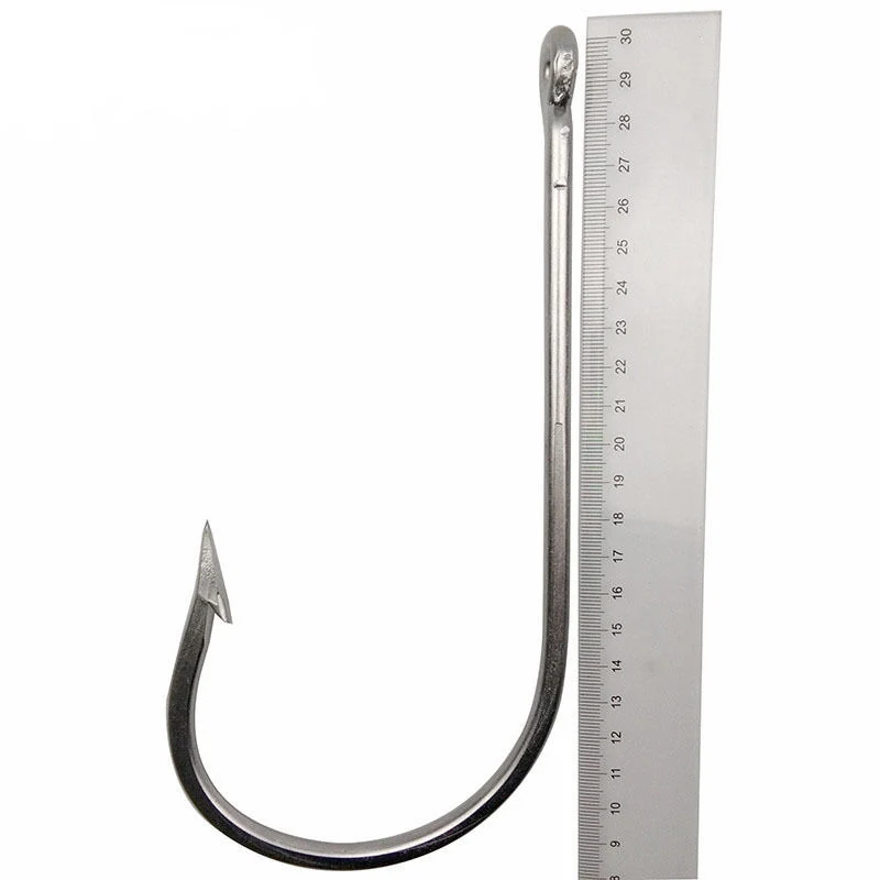 1pc 7731 Stainless Steel Super Large shark Fishing Hooks Big Game Fish Tuna Bait Lightweight Extra Big Fishing Hook Size 20/0