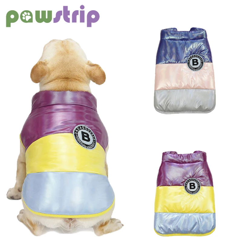 

Winter Pet Dog Clothes Cotton Soft Dog Vest Thicken Warm Small Dogs Coat Waterproof Puppy Jacket for French Bulldog Pet Supplies