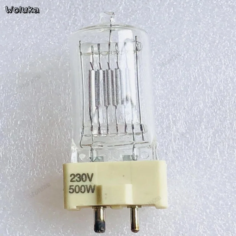 1 piece pro bulb 300W 500W 650W 1000W 230V tungsten bulb video light spotlight delicated GY9.5 CD50 W05