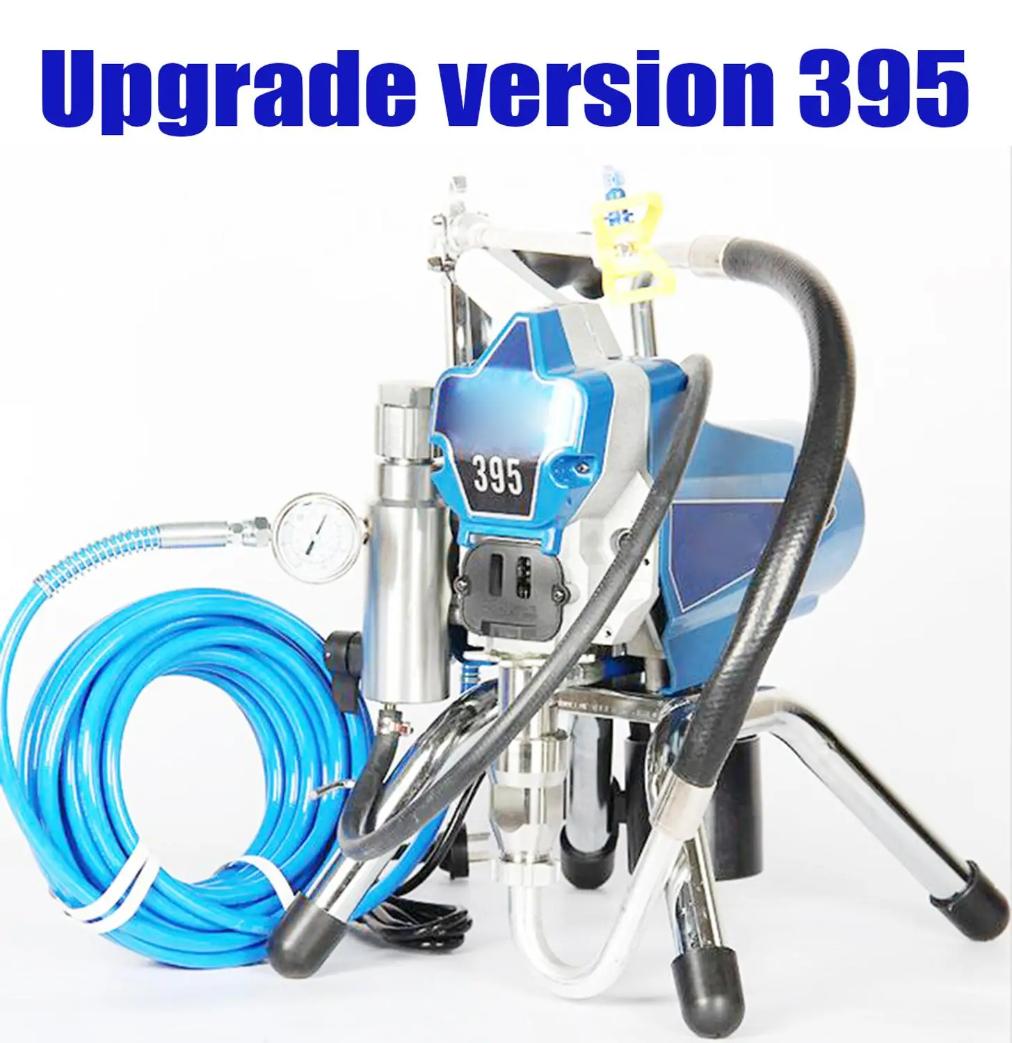 Профессиональный безвоздушный распылитель с бесщеточным двигателем распылитель 2200 Вт безвоздушный распылитель краски 395 машина для нанесения краски