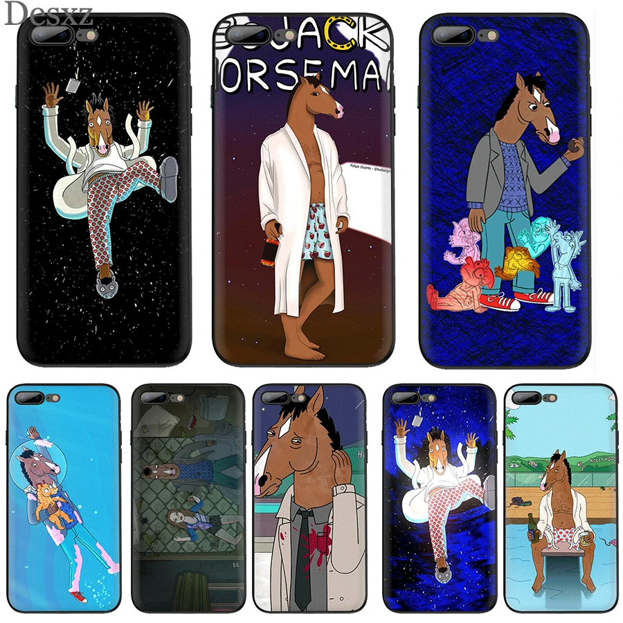 Мобильный телефон чехол для iPhone 6 6s 7 8 Plus iPhone 11 Pro X XR XS Max 5 5S SE чехол мультфильм Конь БоДжек