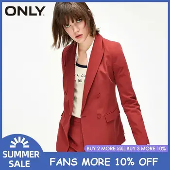 

ONLY Women's Spring & Summer Slim Fit Thin Blazer|119108544