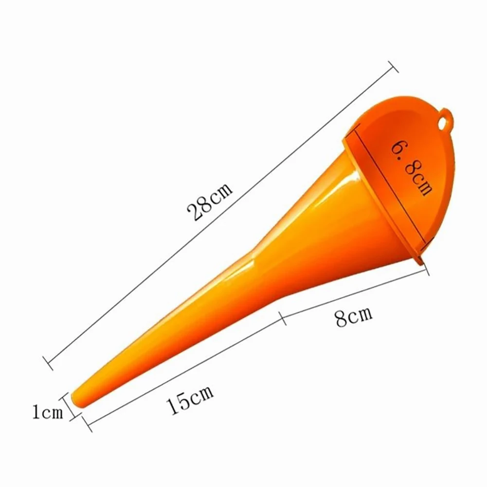 Портативный многофункциональный мотоцикл автомобиль с длинной трубкой бензинового масла топлива добавляя пластиковые заправки Воронка инструмент