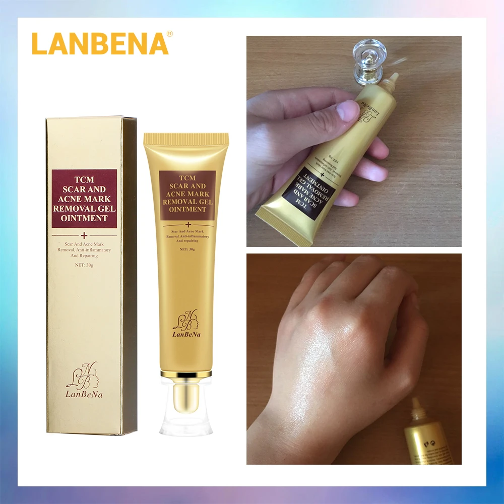 

LANBENA Acne Scar Removal Cream Skin Repair Face Cream Acne Spots Acne Treatment Blackhead Whitening Cream Stretch Marks 30ml