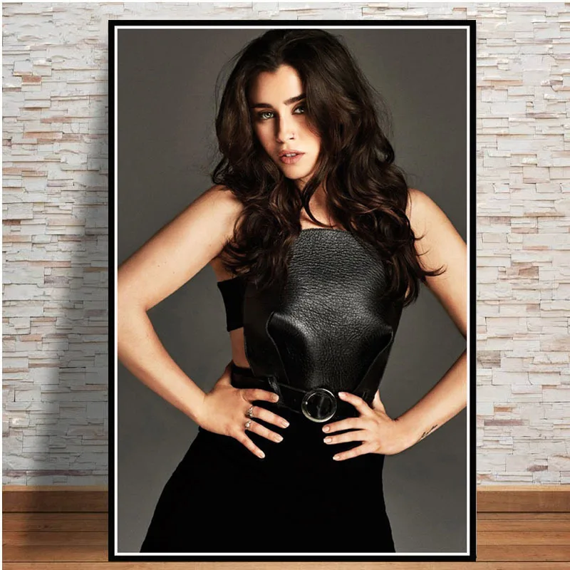 Картина маслом на холсте Lauren Jauregui красивая музыка певица звезда девушка