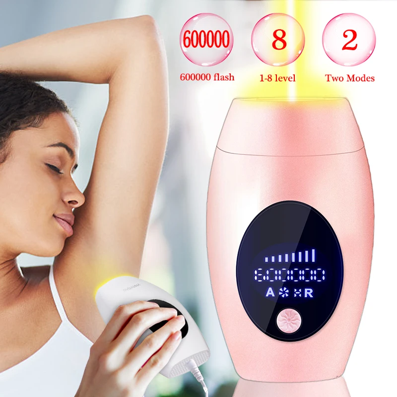

600000 Flash Ipl Laser Hair Removal Machine Permanent LED Laser Epilator Precision Clipper For Bikini,Body,Face,Underarm