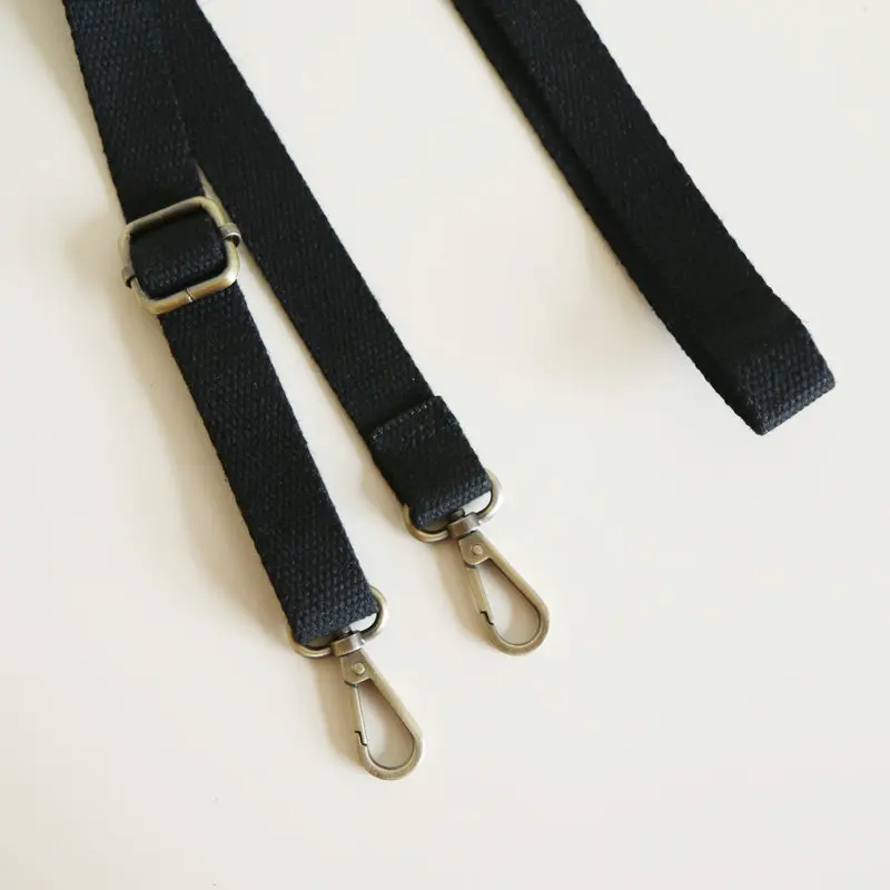 Ремни на плечо сплошной цвет высококачественный багаж аксессуары ремешок модные женские сумки ремень с регулируемыми разноцветными вариантами - Цвет: Черный