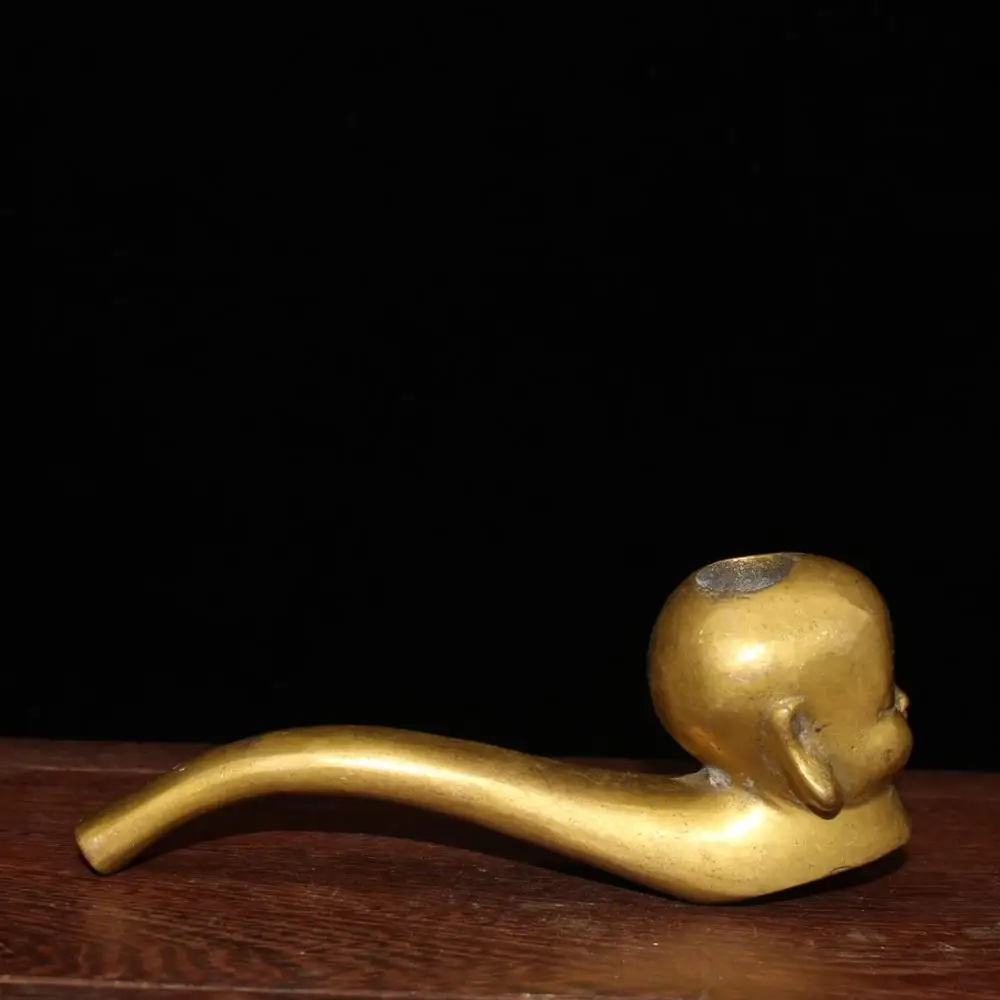

Exquisite pipe handicraft, exquisite brass antique collection handicraft