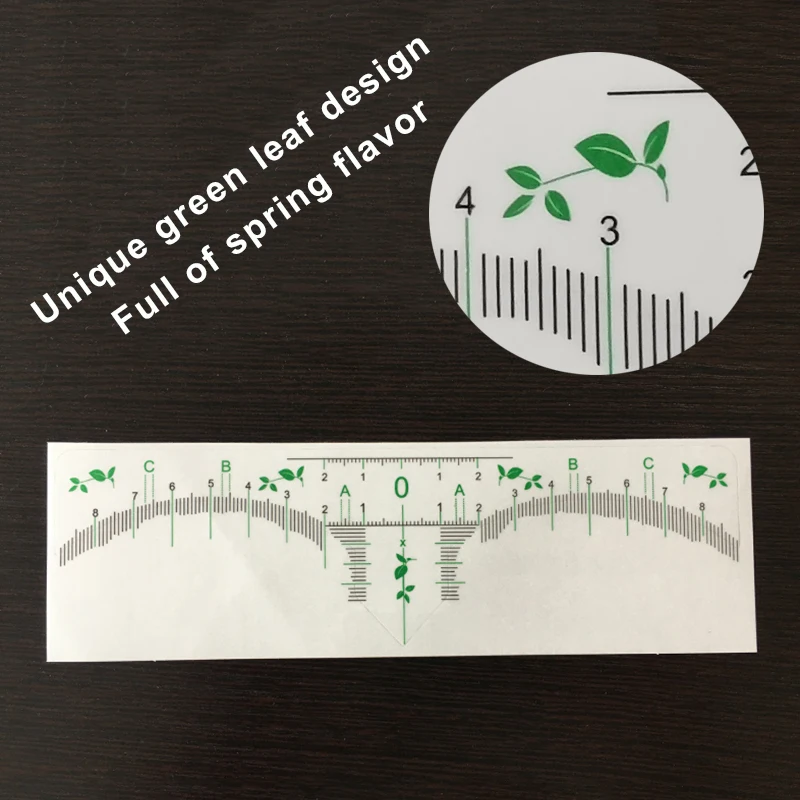 eyebrow ruler sticker  (2)