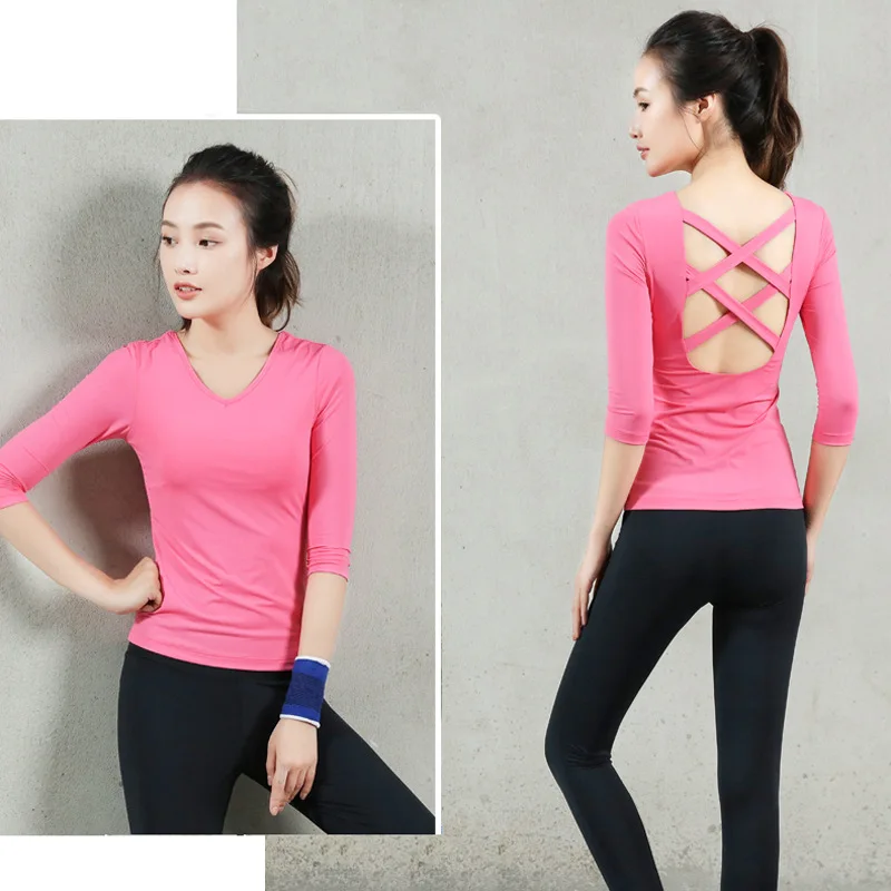 

Bodhisattva Ti Yoga Clothes Women's Slim Fit Running Sports Set Gym Quick Drying Clothes Online Celebrity Yoga Clothes More than